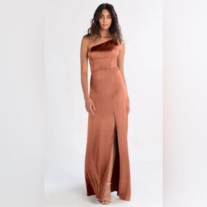 Jenny Yoo Bridesmaid Dress Jensen - Canyon Sunset; Size 4.